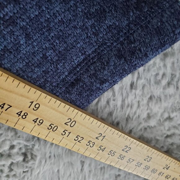 Woolrich Sweater Mens XXL Blue Quarter-Zip Polyester Pullover - Picture 6 of 9